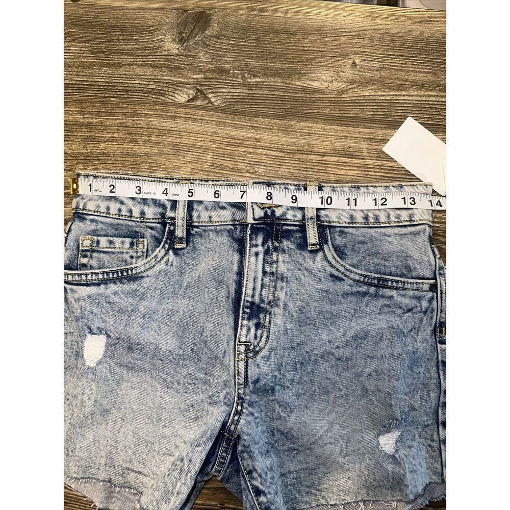 Treasure Bond High Waist Boyfriend Cutoff Denim Shorts Vintage Size 14. NWT. 7 - Picture 8 of 8